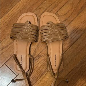 Lucky Brand Women's Brown Strappy Sandals